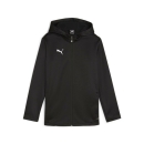 teamFINAL Training Fleece Jkt Junior PUMA Black-PUMA Silver