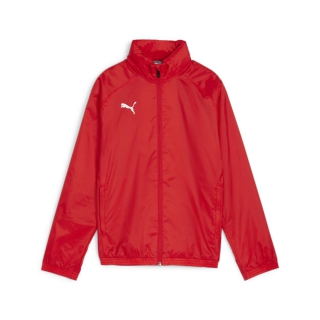 teamGOAL Allweather Jacket Jr PUMA Red-PUMA White