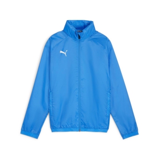 teamGOAL Regenjacke Junior Electric Blue Lemonade-PUMA White