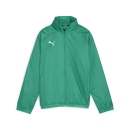 teamGOAL Allweather Jacket Jr Sport Green-PUMA White