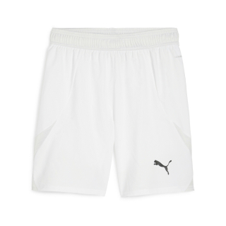 teamFINAL Shorts PUMA White-PUMA Black-Feather Gray