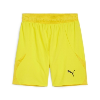 teamFINAL Short Faster Yellow-PUMA Black-Sport Yellow