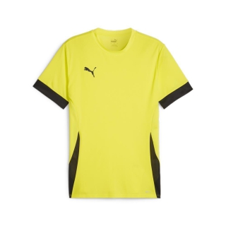 teamGOAL Matchday  Jersey Fluro Yellow Pes-PUMA Black-PUMA Black