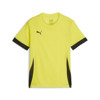 teamGOAL Matchday Jersey jr Fluro Yellow Pes-PUMA Black-PUMA Black