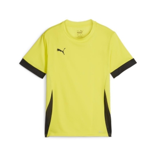 teamGOAL Matchday Jersey jr Fluro Yellow Pes-PUMA Black-PUMA Black