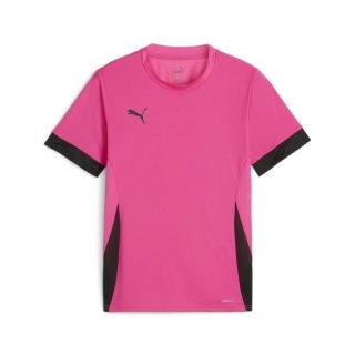 teamGOAL Matchday Jersey jr Fluro Pink Pes-PUMA Black-PUMA Black