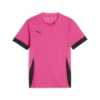 teamGOAL Matchday Jersey jr Fluro Pink Pes-PUMA Black-PUMA Black