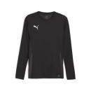 teamGOAL LS Jersey PUMA Black-PUMA White-Flat Dark Gray