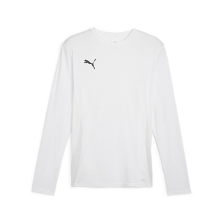 teamGOAL LS Jersey PUMA White-PUMA Black-Feather Gray