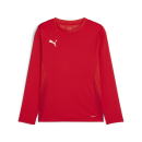 teamGOAL LS Jersey Jr PUMA Red-PUMA White-Fast Red