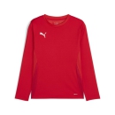 teamGOAL LS Jersey Jr PUMA Red-PUMA White-Fast Red