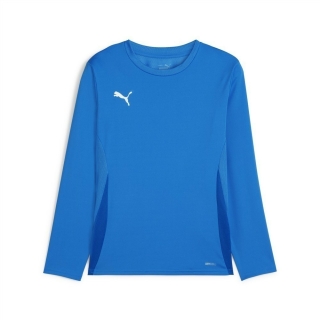 teamGOAL Trikot langarm Junior Electric Blue Lemonade-PUMA White-PUMA Team Royal