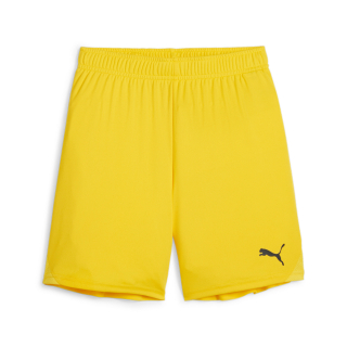 teamGOAL Shorts Jr Faster Yellow-PUMA Black