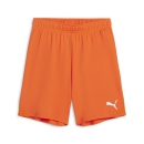 teamGOAL Shorts Jr Rickie Orange-PUMA White