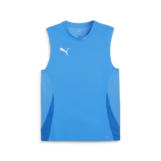 teamGOAL Sleeveless Jersey Electric Blue Lemonade-PUMA White-PUMA Team Royal