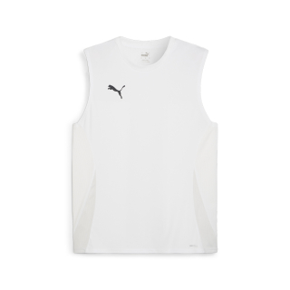 teamGOAL Sleeveless Trikot PUMA White-PUMA Black-Feather Gray