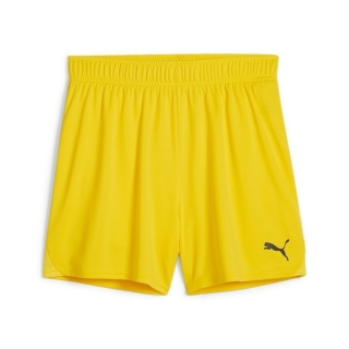 teamGOAL Handball Short W Faster Yellow-PUMA Black