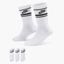 Ringel-Socken (3er Pack) weiß/schwarz