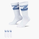 Ringel-Socken (3er Pack) weiß/blau