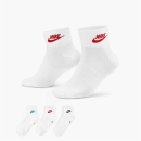 Logo-Socken weiß/farbig XL