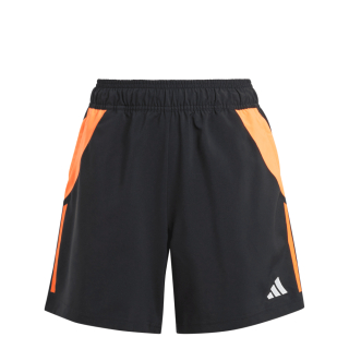 Damen-Freizeitshort TIRO 24 COMPETITION schwarz/neonrot