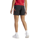 Damen-Freizeitshort TIRO 24 COMPETITION schwarz/neonrot