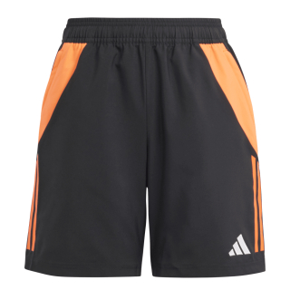 Kinder-Freizeitshort TIRO 24 COMPETITION schwarz/neonrot