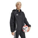 Damen-Regenjacke TIRO 24 COMPETITION schwarz/dunkelgrau