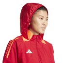 Damen-Regenjacke TIRO 24 COMPETITION rot