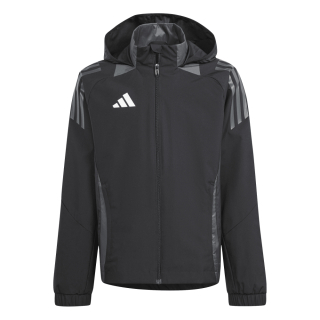 Youth-All Weather Jacket TIRO 24 COMPETITION black/team dark grey