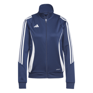 Damen-Trainingsjacke TIRO 24 navyblau/weiß