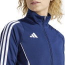 Damen-Trainingsjacke TIRO 24 navyblau/weiß