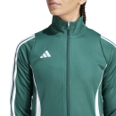 Damen-Trainingsjacke TIRO 24 dunkelgrün/weiß