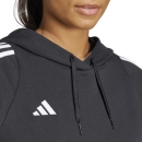 Damen-Hoody TIRO 24 schwarz/weiß