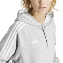 Damen-Hoody TIRO 24 grau/weiß