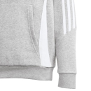 Youth-Hoody TIRO 24 medium grey heather/white