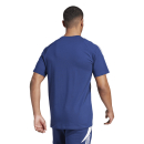 Baumwoll-T-Shirt TIRO 24 navyblau/weiß
