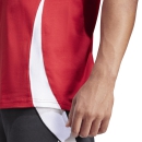 Baumwoll-T-Shirt TIRO 24 rot/weiß