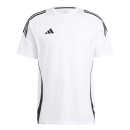 Baumwoll-T-Shirt TIRO 24 weiß/schwarz