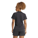 Damen-Baumwoll-T-Shirt TIRO 24 schwarz/weiß