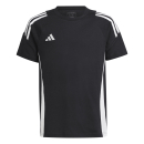 Kinder-Baumwoll-T-Shirt TIRO 24 schwarz/weiß
