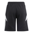 Kinder-Sweatshort TIRO 24 schwarz/weiß