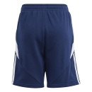 Kinder-Sweatshort TIRO 24 navyblau/weiß