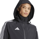 Damen-Regenjacke TIRO 24 schwarz/weiß