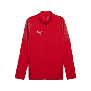 teamCUP Trainingsjacke PUMA Red-PUMA Silver-Dark Cherry