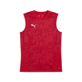 teamCUP Training Sleeveless Jersey PUMA Red-PUMA Silver-Dark Cherry