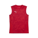 teamCUP Tanktop PUMA Red-PUMA Silver-Dark Cherry