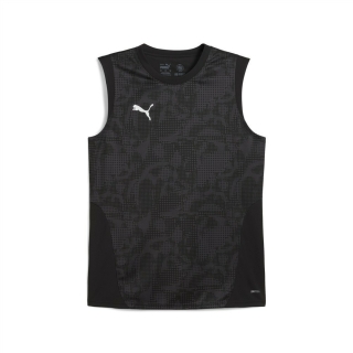 teamCUP Training Sleeveless Jersey PUMA Black-PUMA Silver-Flat Dark Gray