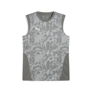 teamCUP Training Sleeveless Jersey Flat Medium Gray-PUMA Silver-Flat Light Gray