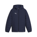 teamADDITIONS Hooded Padded Jacket Jr PUMA Navy-PUMA Silver